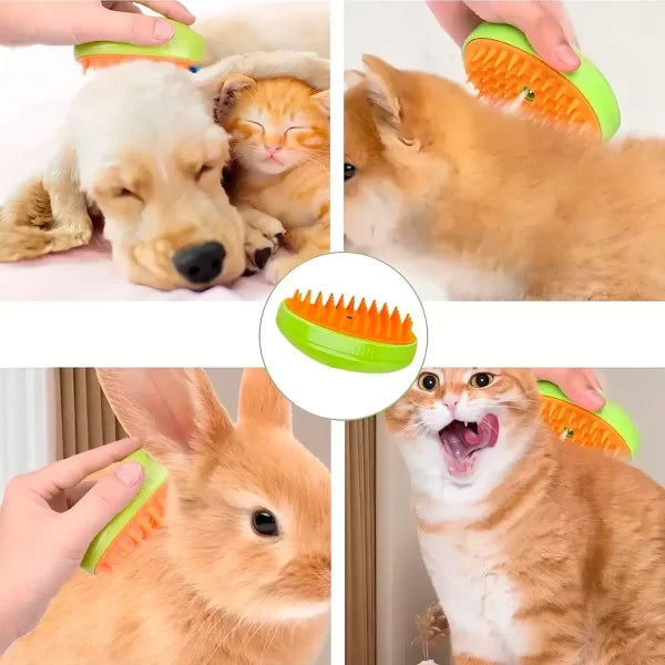 ✨SteamBrush™ – Cepillo vaporizador para perros y gatos