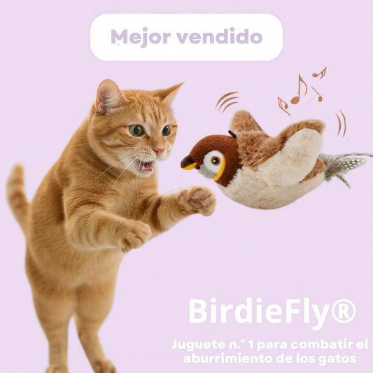 BirdieFly® – Juguete interactivo para gatos