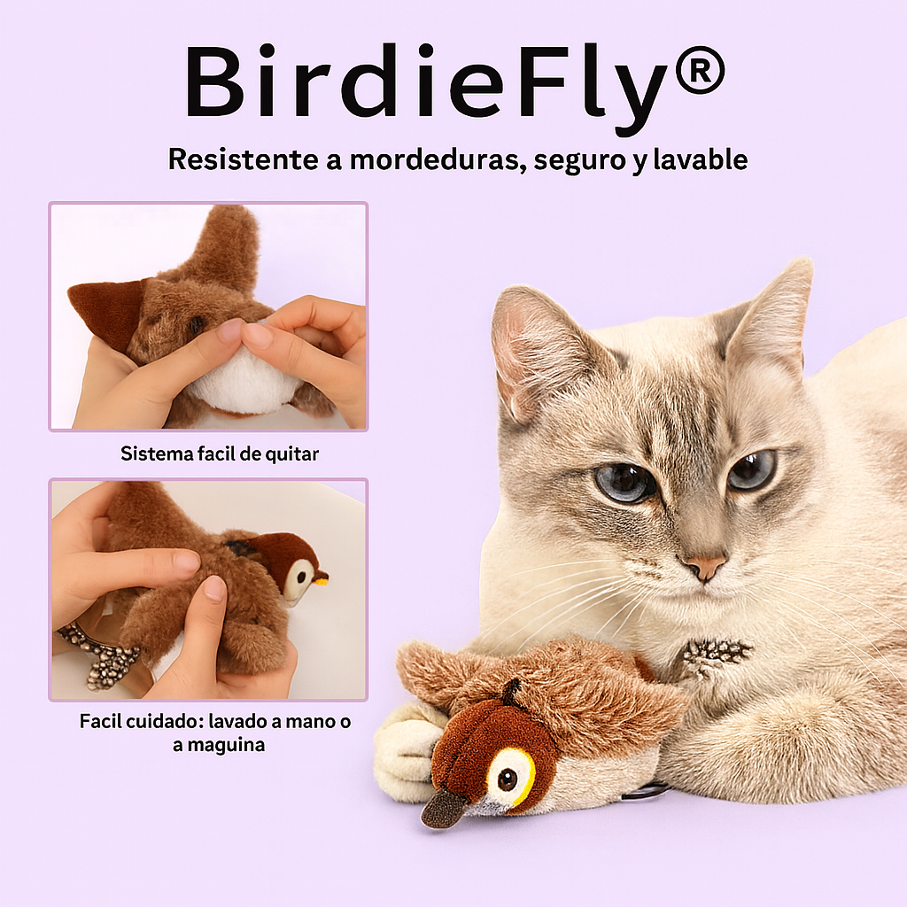 BirdieFly® – Juguete interactivo para gatos