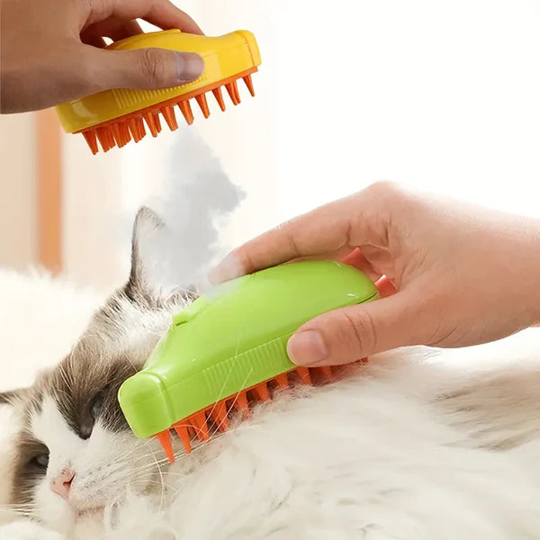 ✨SteamBrush™ – Cepillo vaporizador para perros y gatos