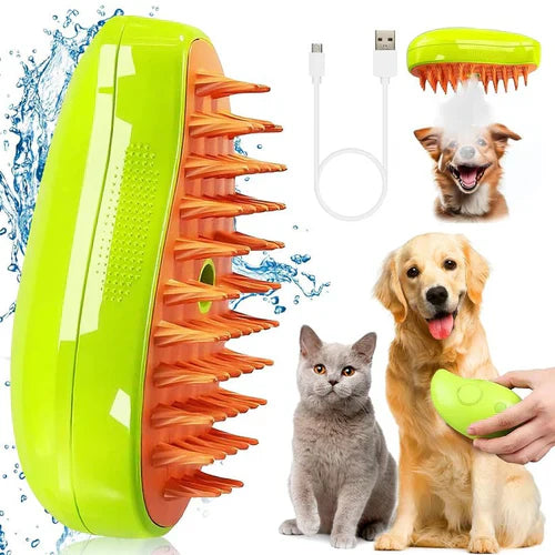 ✨SteamBrush™ – Cepillo vaporizador para perros y gatos